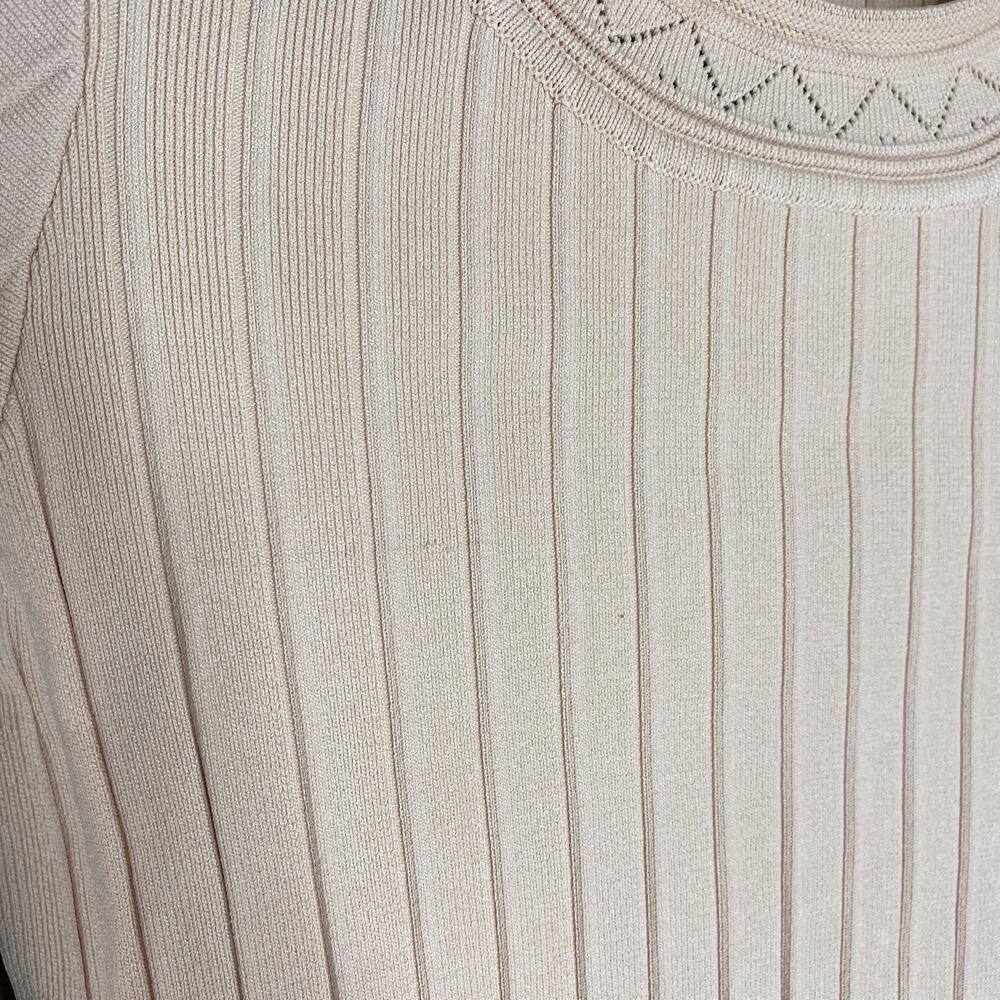 Sandro NWOT Terez Eyelet-Detail Knit Mini Dress S - Picture 12 of 12